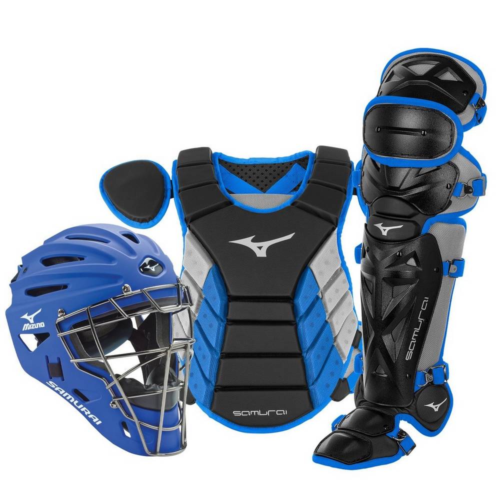 Catchers Gear Mizuno Samurai Adult 16" Boxed Hombre Negras/Azul Real Outlet ZKUE-67412